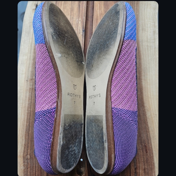 Rothy's flats/Size 7/Metallic Lilac - Picture 3 of 3